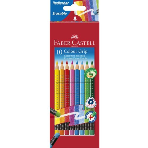  Barvice faber-castel grip z radirko 10/1 FABER-CASTELL Cene