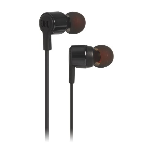 JBL Slu&amp;scaron;alice Tune 210 in-ear (bubice) sa mikrofonom 3.5mm. metal, crne Slike