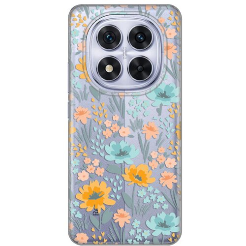 Torbica Silikonska Print Skin za Xiaomi Redmi Note 14 Pro 5G (EU) Lovely Flowers Slike