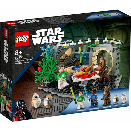 Lego Star Wars™ 40658 Diorama blagdana na brodu Millennium Falcon™