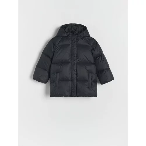 Reserved - Prošivena jakna s kapuljačom - crno