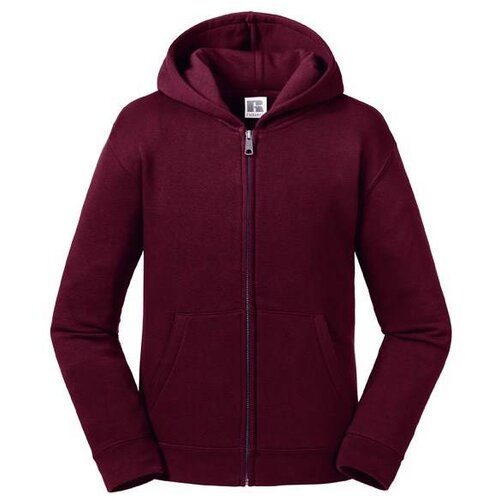 RUSSELL Burgundy children's sweatshirt with hood and zipper Authentic Cijene