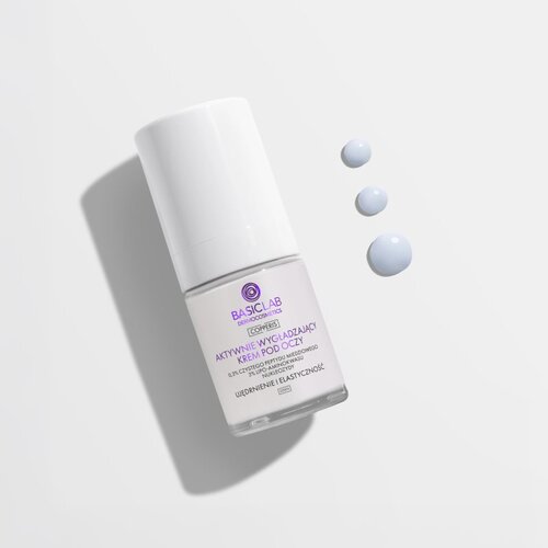 BasicLab Dermocosmetics Copperis gladilna krema za predel okoli oči za dan 18 ml Slike