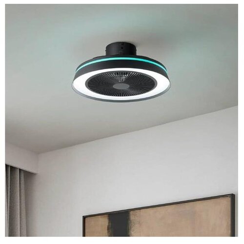 Eglo 35196 - LED RGBW stropni ventilator TRINIDAD 3xLED/8,5W/230V+LED/6W crna+daljinski upravljač Cene