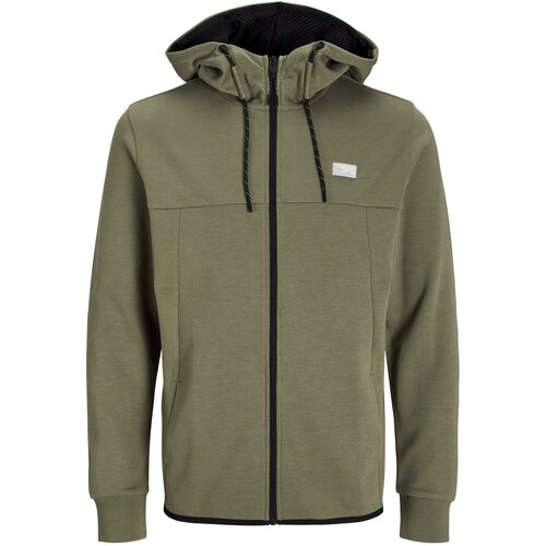 Jack & Jones muški duks sa kapuljačom 12204926, Maslinasti Cene