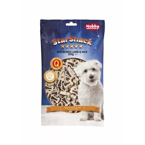 Nobby starsnack duo kosti, jagnjetina in riž – 200 g Cene