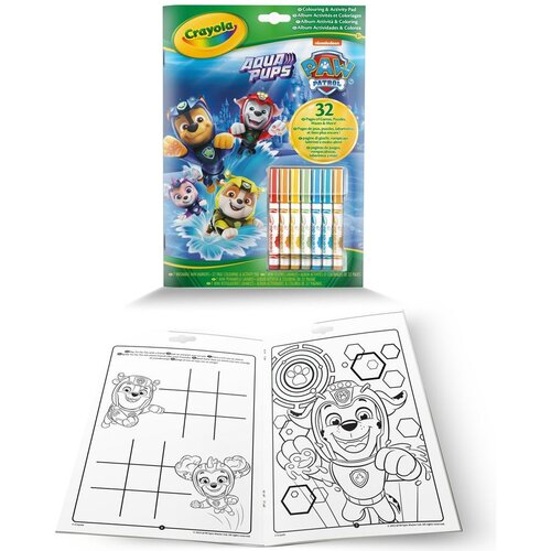 Crayola Paw Patrol - pobarvanka z nalogami in flomastri Slike