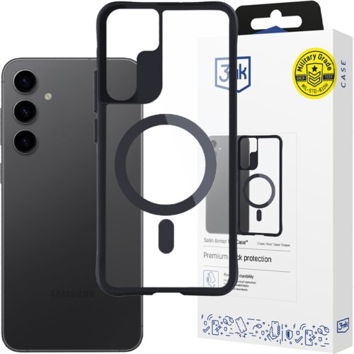 3mk SATIN ARMOR MAGCASE OVITEK ZA SAMSUNG GALAXY S24+ - ZA&Scaron;ČITA, MAGNETNA, (21970671) Cene