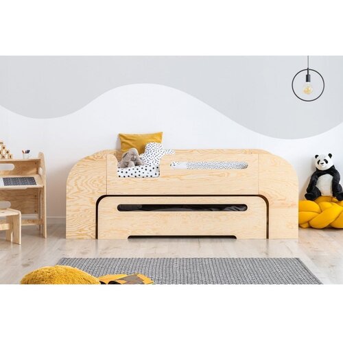 Adeko Dječji krevet s dodatnim ležajem 70x160 cm u prirodnoj boji AIKO &amp;ndash; Slike
