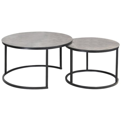 Molarem Home Set stolića ATLANTA A - efekt sivog mramora Slike