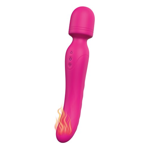 DREAMTOYS Vibes of Love Wand - punjivi, grijaći, masažni vibrator (ružičasti) Cijene