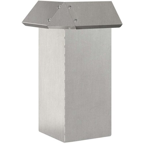 VidaXL Ograda protiv puževa Srebrno 13,5 x 13,5 x 25 cm Slike