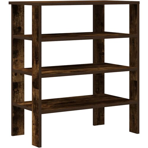 Maison Chic Regal za čevlje - Polica za čevlje dimljen hrast 61x32x70 cm inženirski les, (21777525) Slike