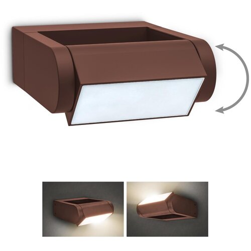  Brilagi - Spoljašnje LED zidno svetlo CROTONE LED/7W/230V braon IP54 Cene
