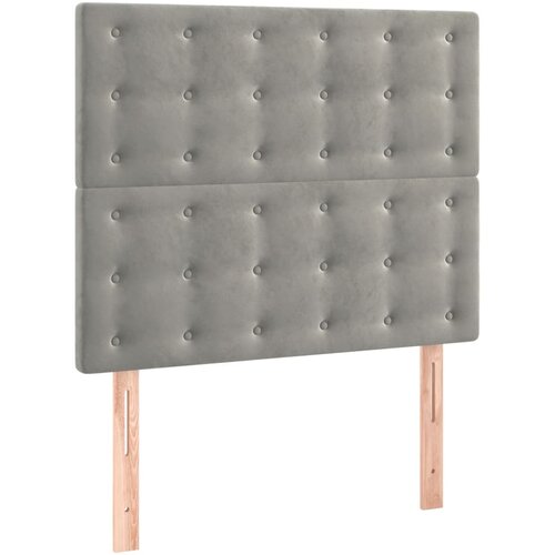 Box spring krevet s madracem svjetlosivi 120x200 cm bar&amp;scaron;unasti Slike