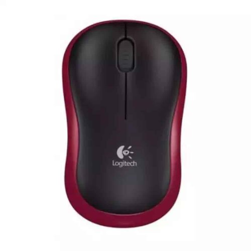 Logitech Bežični miš M185 1000dpi, crveni - optički Slike