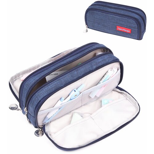 INF Etui za pisala z veliko prostornino DarkBlue, (21278036) Cene
