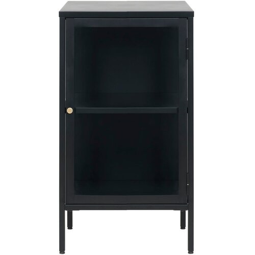 Unique Furniture Črna vitrina Carmel, višina 85 cm Cene