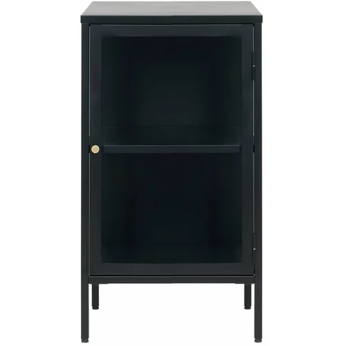 Unique Furniture crna vitrina Carmel, visina 85 cm