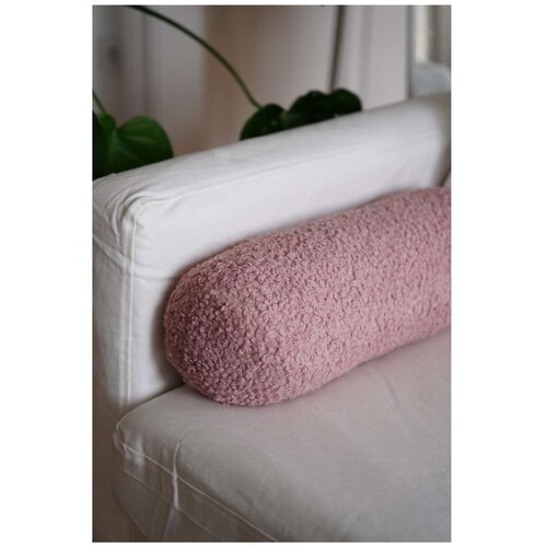 Mioli Decor Ukrasni jastuk Teddy Roller, 50x14x14 cm, Svetlorozi Slike