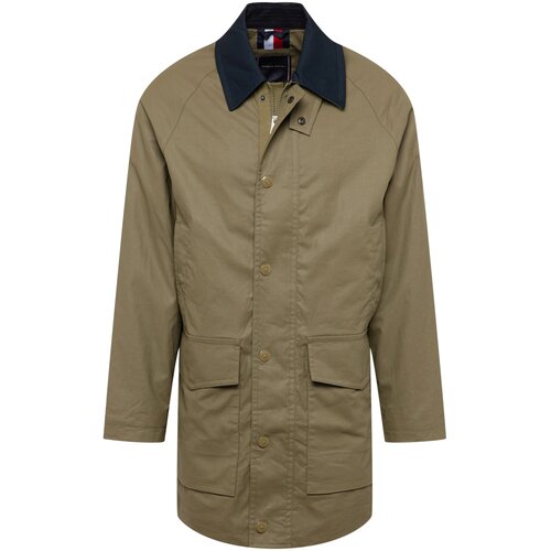 Tommy Hilfiger Prehodna jakna mornarska / oliva / rdeča / bela Slike