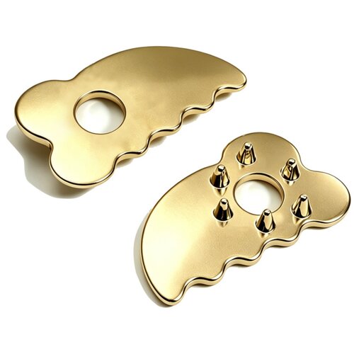 INF Gua sha nož iz cinkove zlitine za dvig čeljusti in V-line Gold, (5000339540) Cene