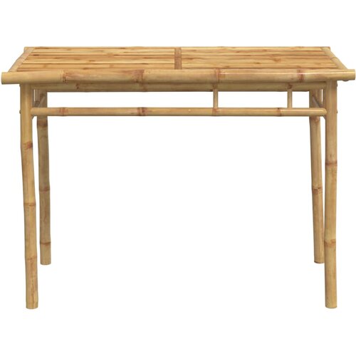  Vrtni blagovaonski stol 110 x 55 x 75 cm od bambusa Slike