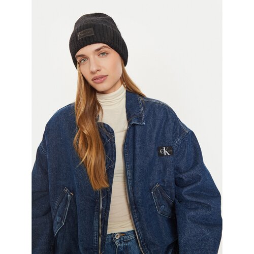 Calvin Klein LEATHER PATCH AIRY BEANIE K60K612594 Crna Cijene