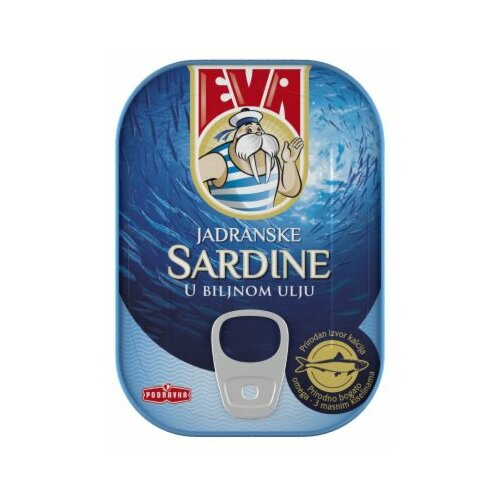 Podravka sardina eva u biljnom ulju 100G Slike