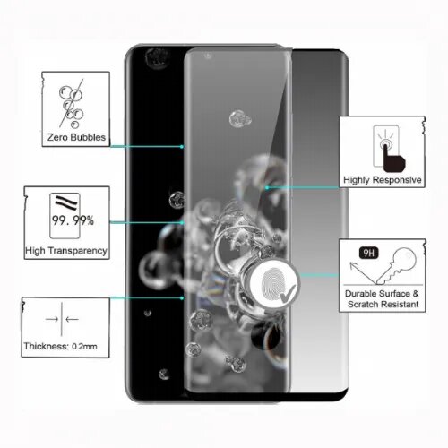 Myscreen protector my screen protector za&amp;scaron;čitno kaljeno steklo xiaomi 12 pro - diamond glass edge 3D - črn Slike