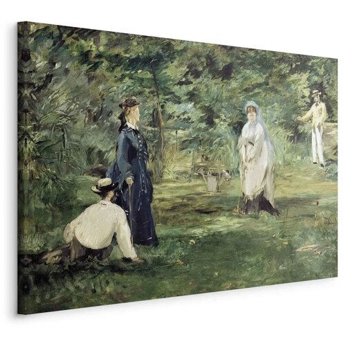  Slika - Edouard Manet &ndash; The Croquet Party in Paris 120x80 Na talijanskom platnu Cijene