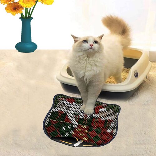 WALLXPERT Kdkafa0169 multicolor cat litter mat Cene