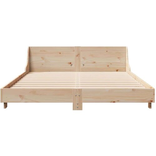 vidaXL Okvir kreveta bez madraca 135 x 190 cm od masivne borovine Cene