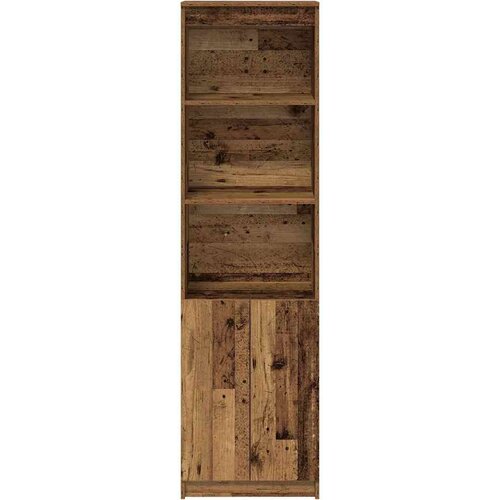 VidaXL Visoka komoda boja staro drvo 50x35x180 cm konstruirano drvo Slike