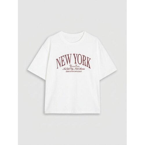 Sinsay Pamučna majica s natpisom New York Cijene
