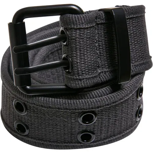 Urban Classics Accessoires Double Thorn Buckle Canvas Belt grey