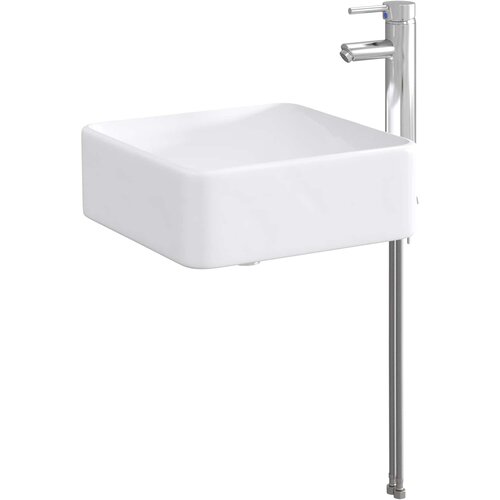 vidaXL Umivalnik za kopalnico Krom 49 x 37 x 14 cm Kovina, (5000245645) Cene