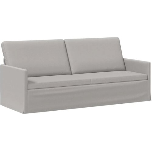  Set sofe 2 pcs Oblačnosiva Tkanina - Siva tkanina oblak 1-sjedalni + 3-sjedalni (180 cm) Slike