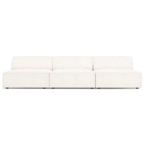 Micadoni Home Bež kavč s tkanino bouclé 240 cm Jodie - Micadoni Home Cene