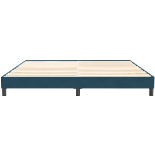 Box Spring krevet bez madracem tamnoplavi 200x220 cm bar&amp;scaron;un Slike