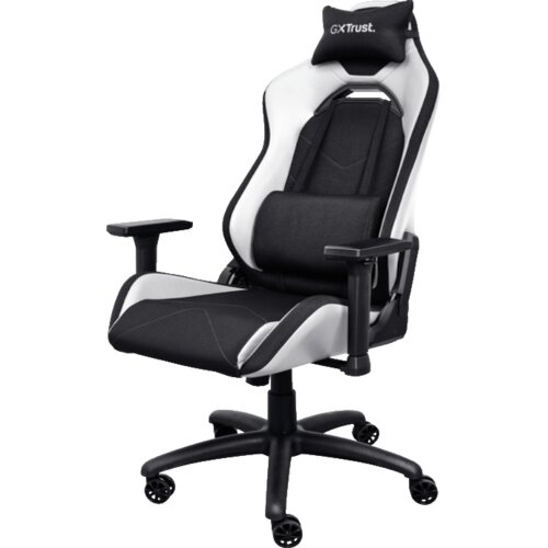 Trust GXT 714W gaming stolica RUYA, crno-bijela, udobna,podesiva, ergonomska, eko materijal Cijene