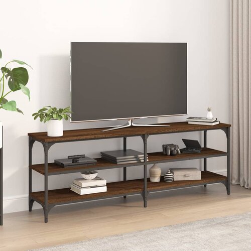 VidaXL TV ormarić boja hrasta 140 x 30 x 50 cm od konstruiranog drva Slike