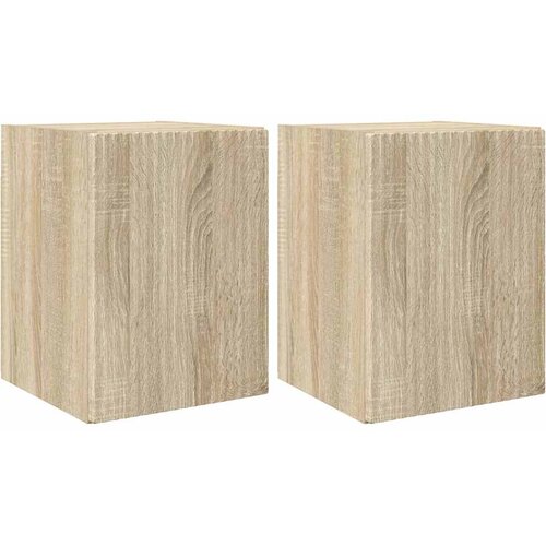  zidni ormar 2 pcs Sonoma 30 x 31 x 40 cm Konstruirano drvo Slike