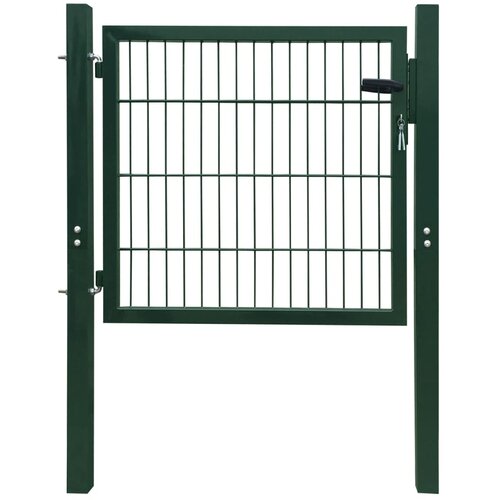 vidaXL 2D vrata za ogradu (jednostruka) zelena 106 x 130 cm Cijene