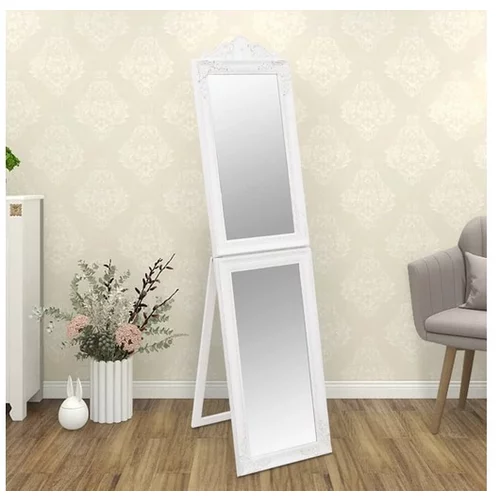  Prostostoječe ogledalo belo 45x180 cm