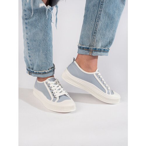 Shelvt Women's light blue platform sneakers Cijene