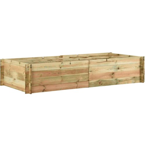 vidaXL povišena gredica za povrće impregnirana borovina 197x100x40 cm Cijene