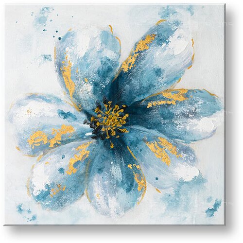  Naslikana slika na platnu cvetje 1-delna CWF1274HE1 - 50x50 cm () Slike