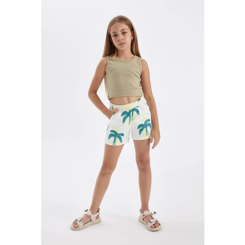 Defacto Girl's Patterned Shorts