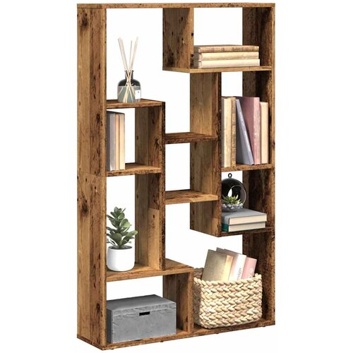  Regal za knjige boja starog drva 72x20x120,5 cm konstruirano drvo Cene